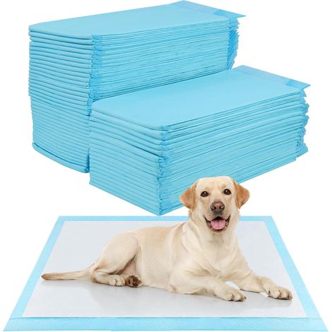 60 Pièces Alaise pour Chien, 90 x 60cm Alese Jetable, 5 Couches Tapis Educateur Chiot, Tapis Hygiénique Absorbant, Anti-Fuite et Séchage Rapide (1/5)