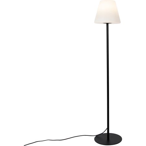 Smart Outdoor Floor Lamp Black incl. Wifi A60 - Virginia