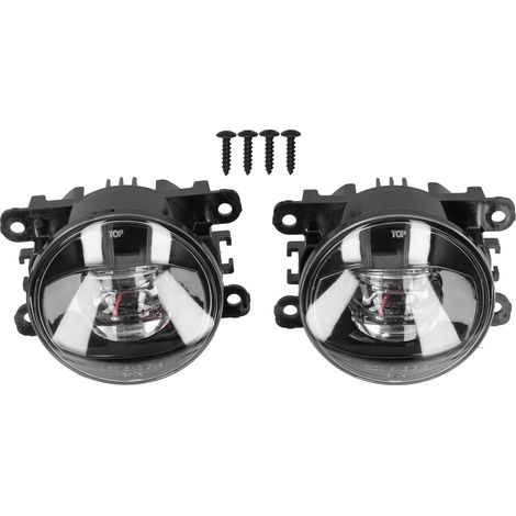 Paire de phares antibrouillard avant LED 12V haute luminosité, économie d'énergie, brancher et jouer universel (1/5)