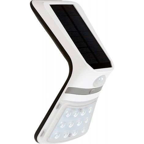 Garza -Aplique solar led 3,5w 430lm 6000k con sensor crepuscular y de movimiento (1/5)