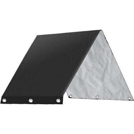 Bâche de protection imperméable pour aire de jeux - 210D - 132 x 226 cm - Noire (1/4)