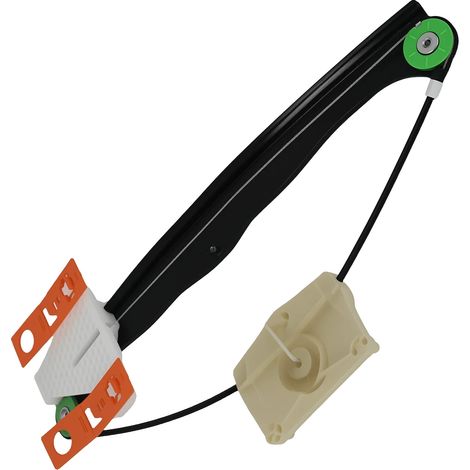 Regulador de ventana eléctrico, plástico de calidad OEM, 15 x 10 x 5 pulgadas, Compatibilidad: Audi A3 2006-2013, Audi A3 Quattro 2006-2013, Funcionamiento eléctrico para un movimiento suave de la ven (1/5)