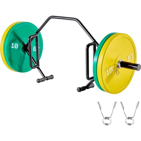 Barre Hexagonale Trap Bar, Cadre Ouvert, 50mm, Capacité 360 kg, Poignées Moletées pour Squats et Soulevés de Terre, Équipement de Musculation à Domicile (1/5)