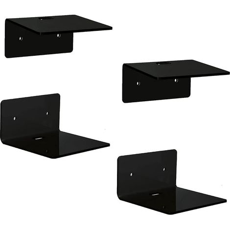 Ensemble de 4 supports flottants pour haut-parleurs, babyphones et livres. (1/5)