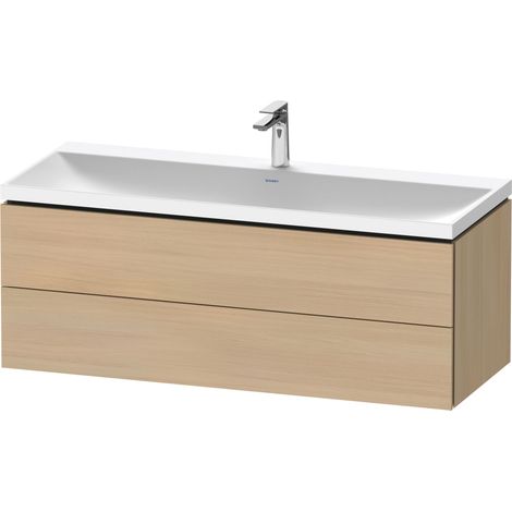 Duravit L-Cube c-shaped Ensemble suspendu, 2 tiroirs, sans