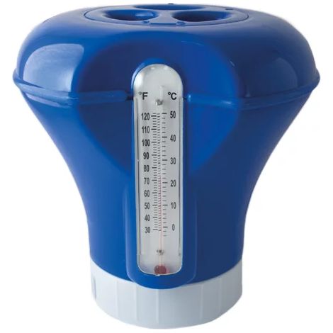 Thermomètre distributeur de chlore Keeper 4-5 comprimés 200 g piscines moyennes