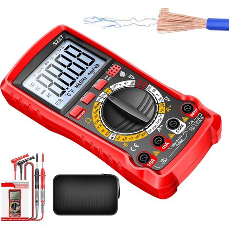Testeur multimètre - Kit d'analyseur - testeur ohm - volt - ampèremètre - (1/5)