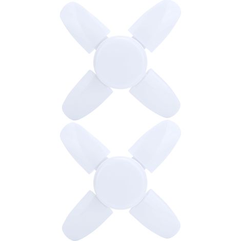 2 ampoules LED 28W 2800LM déformables en forme de ventilateur pour garage, plafonnier d'entrepôt (1/5)