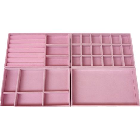 Plateau à bijoux empilable magique pour armoire et coiffeuse (1/5)