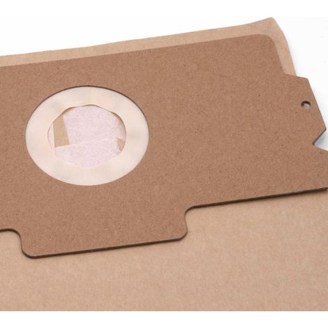 vhbw 50x sacchetto compatibile con AEG Boogie 1100 aspirapolvere - 26cm x 21cm Marrone