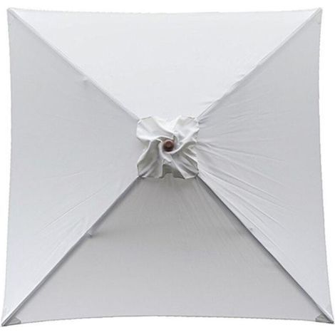 Housse de rechange pour parasol, 4 baleines, 22m, imperméable, anti-UV, tissu de rechange, beige (1/4)