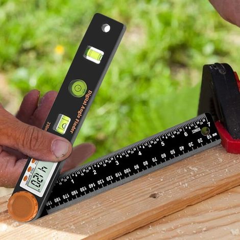 Digitaler Winkelmesser 7 Zoll (230 mm) mit LCD-Bildschirm