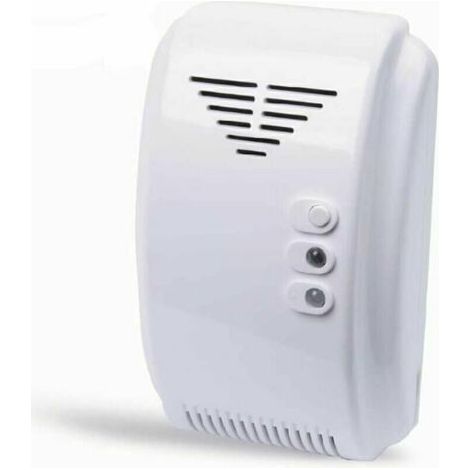 Détecteur de gaz,12V détecteur de gaz Alarme de capteur Propane Butane gpl Naturel Camping-Car Camping-Car RV Van ,Blanc (1/2)