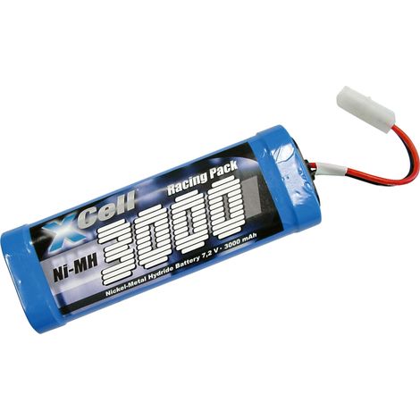 XCELL Ni-MH Batterie 114362 RC-Pack, 7,2 V, 3000mAh, L2x3