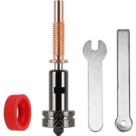 Für REVO Hotend-Extruder, Hochleistungs-Extruderdüse aus gehärtetem Stahl, 0,4 mm