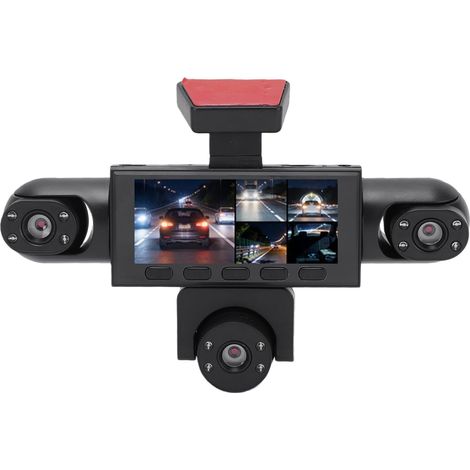 Caméra de Tableau de Bord à 5 Canaux, Caméra Frontale 1080P avec Objectif Grand Angle de 140 Degrés et écran de 3,83 Pouces, Système DVR de Voiture à 5 Caméras pour Camion SUV Van (1/5)