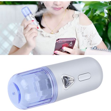 Humidificateur nano-atomiseur 30 ml, brumisateur UV pour le visage, appareil de beauté portable, mini-humidificateur rechargeable par USB (1/5)