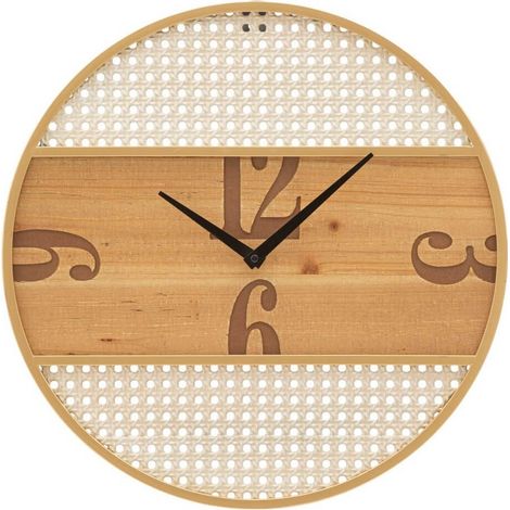 Orologio da parete mauro ferretti BOHO CHIC 50 cm metallo MDF (1/5)