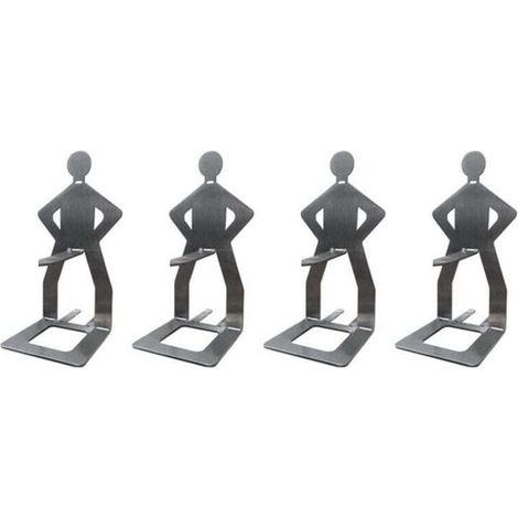 Grid Cool – Supports à saucisses barbecue en acier inoxydable – Lot de 4 – Dimensions 20.5x7.5cm – Cuisson uniforme et carbonisation parfaite