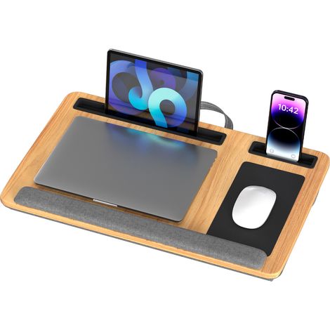 TolleTour Cuscino per laptop con tappetino per mouse