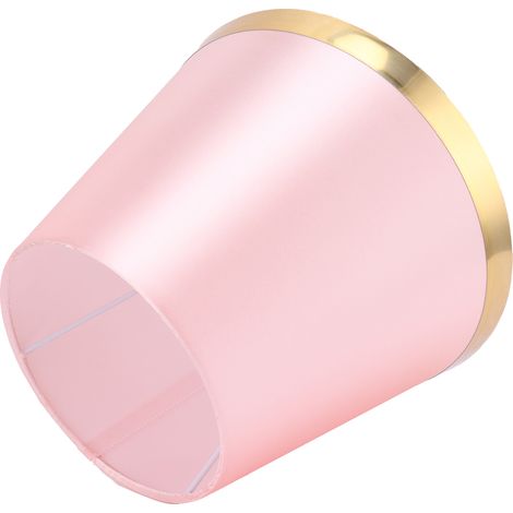 Moderner Lampenschirm aus rosafarbenem Stoff im europäischen Stil für E27 Tisch- und Stehlampen, PX132 Leuchte, elegantes Ersatzzubehör. (1/5)