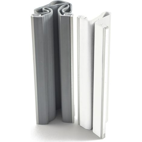 Fingerschutzprofil Outdoor Outdoor ELTON zum Anschrauben - Gummi grau L.2 m - 4903100 (1/2)