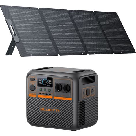 Kit station électrique BLUETTI AC270P avec panneau solaire 200 W