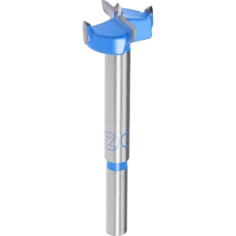 Foret Forstner 23 Mm Carbure Tungstène Scie Cloche Bois Perçage Trous Charnière Travail Bois Bleu Gris (1/4)