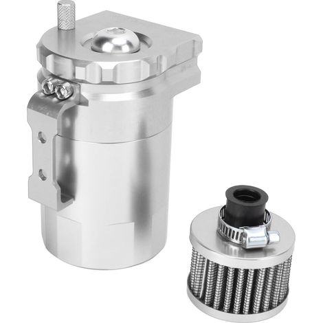 Séparateur d'huile avec filtre de reniflard pour Ford Raptor Expedition, remplacement, argenté (1/5)