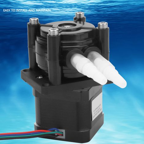 Pompe péristaltique 6-30V moteur pas à pas haut débit tuyau aspiration aquarium laboratoire analyse eau (1/5)