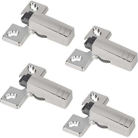 4 x Amortisseur de Charnière à Boîtier Softclose Armoire Porte Amortisseur Réglable pour Charnières 45mm/48mm/52mm (1/5)