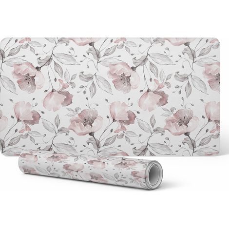 Alfombrilla de escritorio moderna para teletrabajo, estampado floral vintage, 120x60 cm