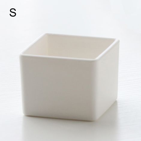 Maceta pequeña para cactus (6,3 cm), de plástico reutilizable con orificios de ventilación: un conjunto decorativo robusto para ventanas/escritorios. (1/5)
