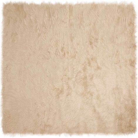 Maison Exclusive - Tappeto in finta TAFALLA Beige 200 x 200 cm Poliestere