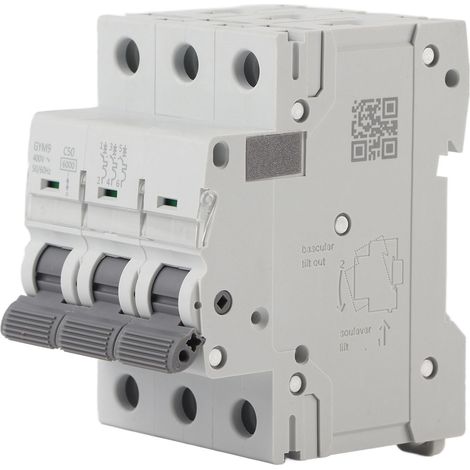 GYM9‑C65 Leitungsschutzschalter 3P 400VAC 50/60Hz IP20 Fehlerstromschutzschalter (1/5)