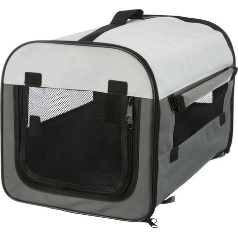 XS-S: 40x40x55cm: Casetta mobile Basic grigio scuro/grigio chiaro