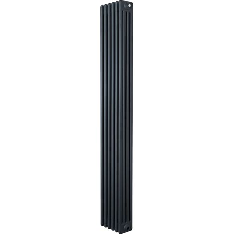 Traditional 4 Column Radiator - 1800 x 290mm - Anthracite Grey (1/5)
