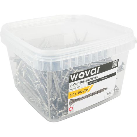 Vorteilseimer Terrassenschrauben Edelstahl 410 5,0 x 100 mm Torx