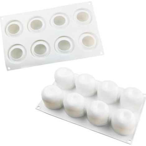 Moules à Gâteau DIY Silicone Moule Pomme 3D Moule, Gâteau Moule pour Bonbons, Sucette, Chocolats, Bougies, Gelées (1/4)