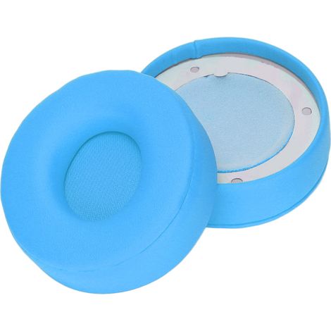 2 coussinets d'oreille de rechange pour casque Beats SoloPro, bleu clair, confortables et lavables (1/5)