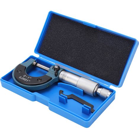 0–25 mm / 0–1 Zoll (0,0001 Zoll) Britisches System – Mikrometer zur Messung des Außendurchmessers (1/5)
