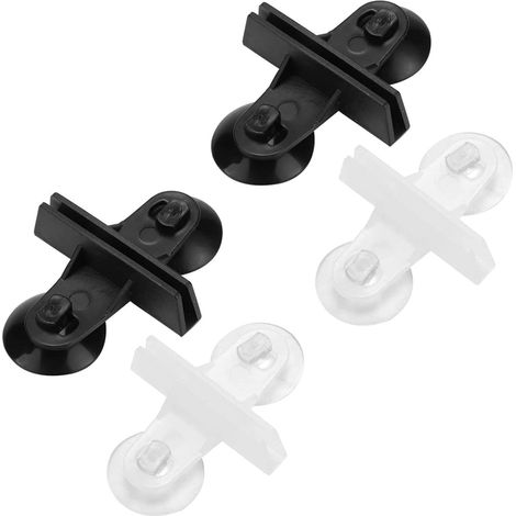 120 Pièces Séries Porte-Ventouse D'Aquarium Diviseur pour Aquariums Couvercle en Verre Séparateur de Séparation Support Clip Support (1/4)