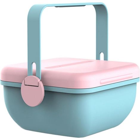 Boîte à bento portable en plastique Kisangel pour le bureau et (1/5)