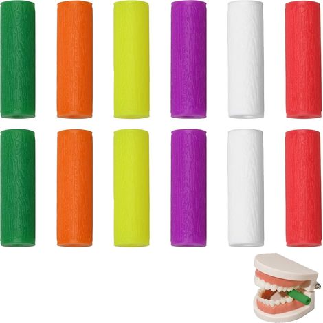 12 Chewable Dental Aligners, Chewie Aligner for Orthodontic Trays, Aligner Chewies for Aligners, Reusable Alignment Tray Seats, for Orthodontic Trays (1/5)