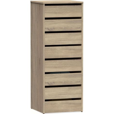 Muebles Auxiliares Pack 2 Cajoneras Interior Armarios Color Roble Cambrian 46x64x45 cm (1/5)