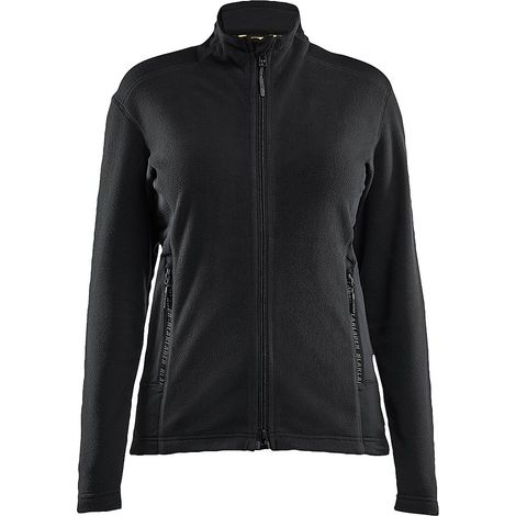 Veste de travail micropolaire femme 4766 - Noir/Gris moyen M