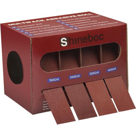 Schleifpapier Rolle 25mm 6m 150 240 320 400 Körnung XJSZ-6m-4 (1/5)