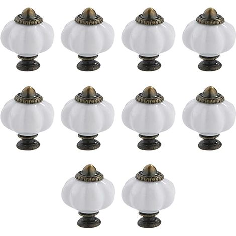 10PC Griffe Schubladenknöpfe Acryllegierung Single Hole Pull für Kabinett Tür Schrank Möbel Hardware Zubehör