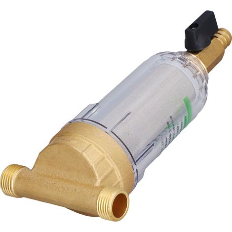 Vorfilter für Wassersysteme, G1/2-Außengewinde, abnehmbar, hochdichter Sedimentfilter für automatische Wasserversorgungssysteme (1/5)
