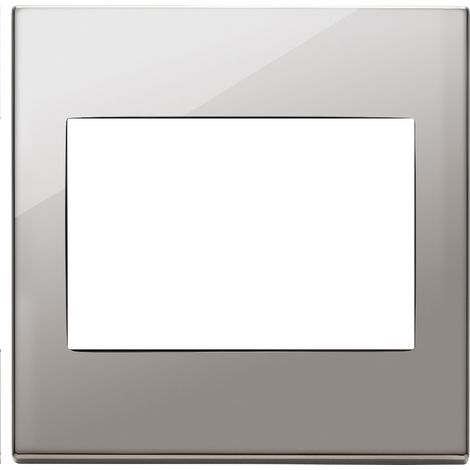 VIMAR - 22648.83 Plaque chromée noire 3M BS